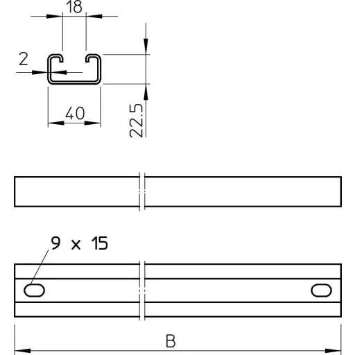OBO Bettermann 6007260 Kábellétra Fémes 1 db