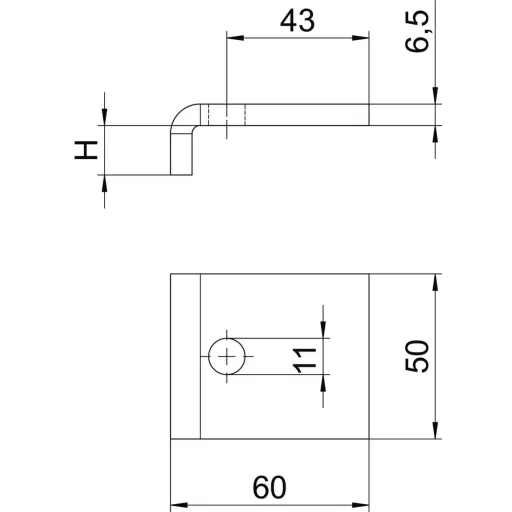 OBO Bettermann 6354122 szorítóidom Fémes 10 db