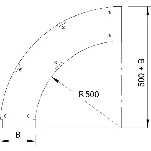 OBO Bettermann 6231462 Ív Fémes 1 db
