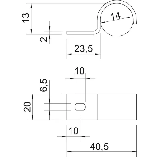 OBO Bettermann 1014048 Csőbilincs Fémes 100 db