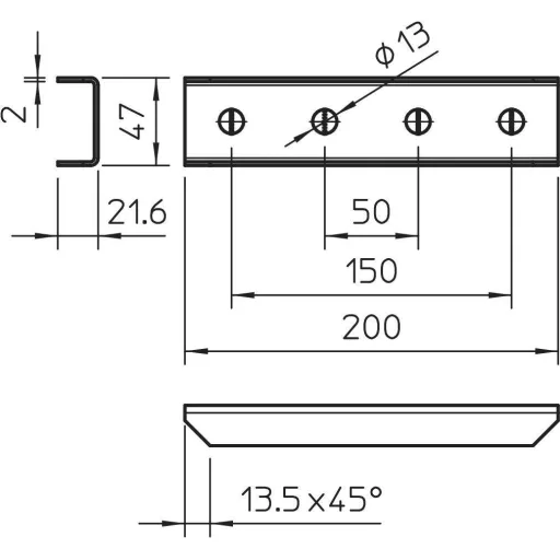 OBO Bettermann 1124641 Összekötő elem Fémes 10 db