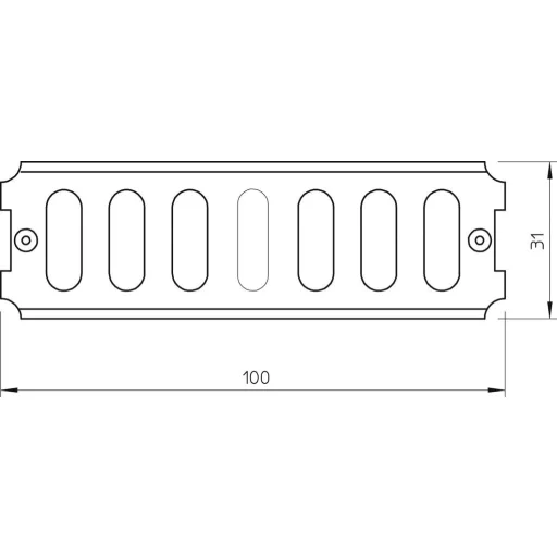 OBO Bettermann 6067085 Összekötő elem Fémes 10 db