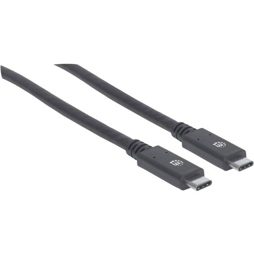 Manhattan USB kábel USB 3.2 Gen1 USB-C® dugó 2.00 m Fekete 354905