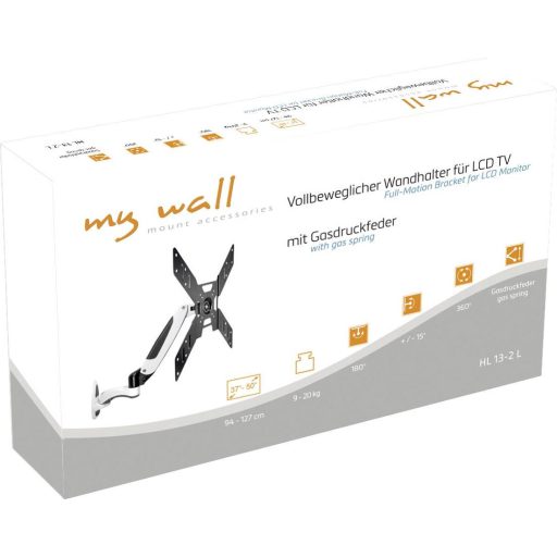 My Wall HL13-2L TV fali tartó 94,0 cm (37) - 127,0 cm (50) Dönthető + forgatható, Forgatható
