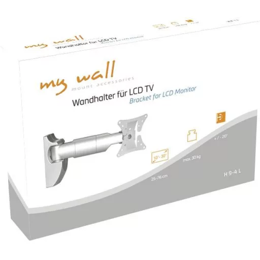 My Wall H9-4L TV fali tartó Változtatható faltól való távolság 25,4 cm (10) - 76,2 cm (30) Dönthető, Csuklóval mozgatható