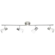  Brilliant Luca 35832/77 Mennyezeti fényszóró LED E14 160 W Nemesacél, Króm, Fehér
