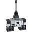 Schneider Electric XD2GA8231 Joystick 500 V 6,3 mm-es laposérintkezős dugó IP66 (EN 60529) 1 db
