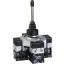 Schneider Electric XD2GA84417 Joystick 500 V 6,3 mm-es laposérintkezős dugó IP66 (EN 60529) 1 db
