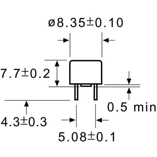 Belfuse MRT 315-BULK BEL Fuse Sicherung träge radial 315 mA Kis biztosíték THT 315.0 mA 250.0 V Lomha -T- 100 db ömlesztett