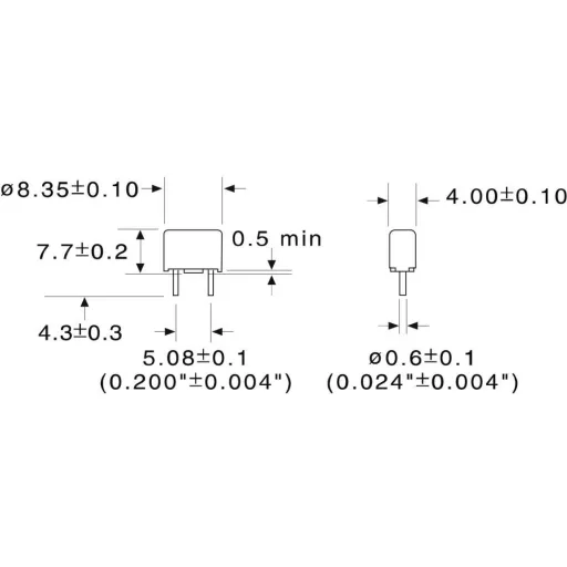 Belfuse RST 125-BULK BEL Fuse Sicherung träge radial 125 mA Kis biztosíték THT 125.0 mA 250.0 V Lomha -T- 100 db ömlesztett