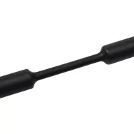   HellermannTyton 319-07600 Zsugorcső ragasztó nélkül Fekete 76.20 mm 38.10 mm Zsugorodási arány:2:1 1 m