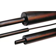   HellermannTyton 323-10750 Zsugorcső ragasztó nélkül Fekete 75 mm 22 mm Zsugorodási arány:4:1 1 m