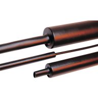   HellermannTyton 323-50630 Zsugorcső ragasztóval Fekete 63 mm 19 mm Zsugorodási arány:4:1 1 m