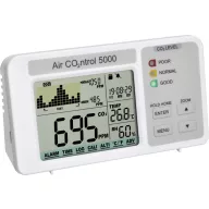   Levegőminőség mérő, CO2 kijelző, széndioxid mérőműszer, fehér, TFA Dostmann AirCO2ntrol 5000