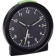   TFA Dostmann 60.1517.01 Rádiójel vezérlésű Ébresztőóra Fekete Riasztási idők 1 Fluoreszkáló Mutató