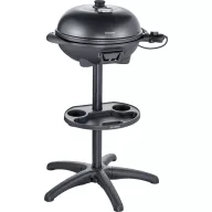   Severin PG 8541 Álló grill Elektromos Gömb grill, Hőmérő a fedőben Grillező felület (átmérő)=410 mm Fekete