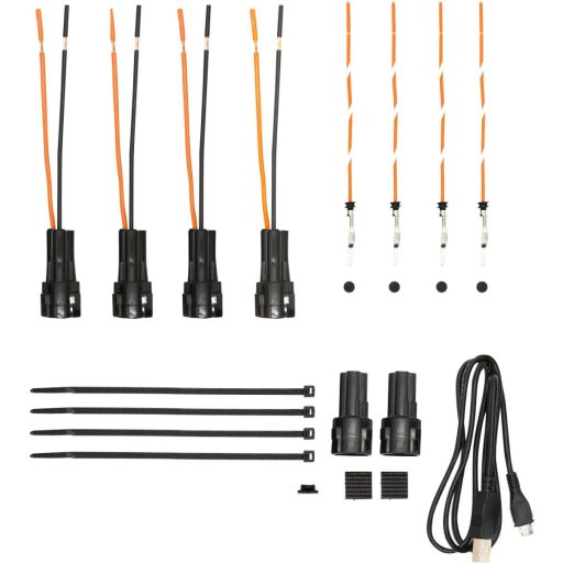 HEX ezCAN ezCAN für BMW R1200 LC 1250 LC 4 csatornás tartozék menedzser Alkalmas (autómárka): BMW (Motorrad) 76 mm x 30 mm x 16 mm microUSB-csatlakozóval