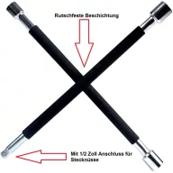 IWH 020870 Keresztkulcs (H x Sz x Ma) 375 x 375 x 40 mm 1 db