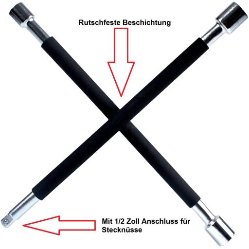 IWH 020870 Keresztkulcs (H x Sz x Ma) 375 x 375 x 40 mm 1 db