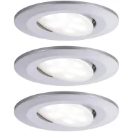   Paulmann Calla LED-es fürdőszobai beépíthető lámpa 3 részes készlet 18 W IP65 Króm (matt)