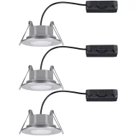   Paulmann Calla LED-es fürdőszobai beépíthető lámpa 3 részes készlet 18 W IP65 Króm (matt)
