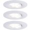 Paulmann Calla LED-es fürdőszobai beépíthető lámpa 3 részes készlet 19.5 W IP65 Fehér (matt)