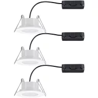   Paulmann Calla LED-es fürdőszobai beépíthető lámpa 3 részes készlet 19.5 W IP65 Fehér (matt)
