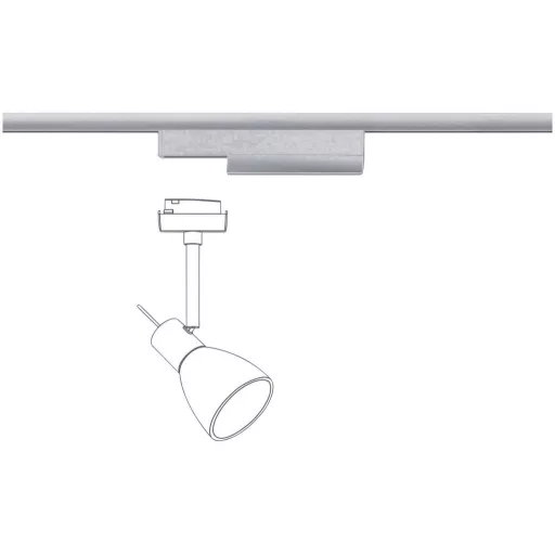 Paulmann URail 96893 Nagyfeszültségű sínes rendszer elemek Spotadapter (alkalmazás-vezérelt) Króm (matt)