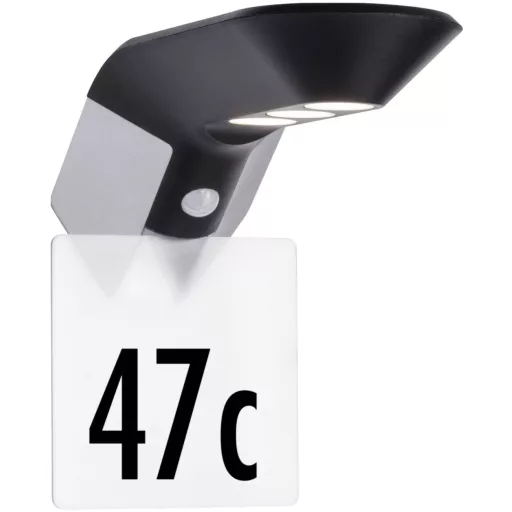 Paulmann 94250 Soley Napelemes kültéri fali lámpa mozgásjelzővel EEK: G (A - G) 1.22 W Melegfehér Antracit