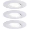 Paulmann Calla LED-es fürdőszobai beépíthető lámpa 3 részes készlet 18 W IP65 Fehér (matt)