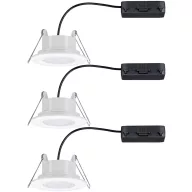   Paulmann Calla LED-es fürdőszobai beépíthető lámpa 3 részes készlet 18 W IP65 Fehér (matt)