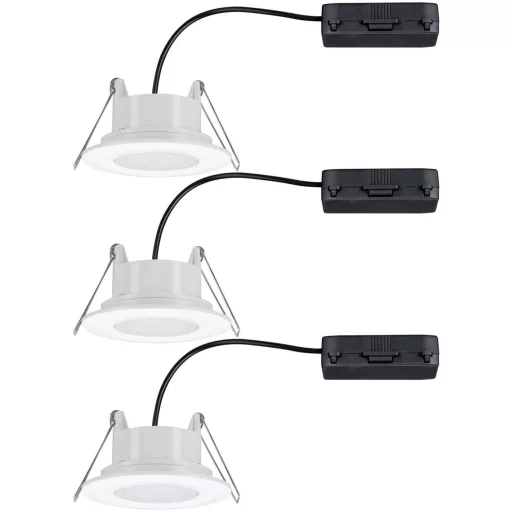 Paulmann Calla LED-es fürdőszobai beépíthető lámpa 3 részes készlet 18 W IP65 Fehér (matt)