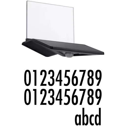 Paulmann 94243 Yoko Napelemes házszám megvilágítás mozgásjelzővel EEK: G (A - G) 1.2 W Melegfehér Antracit