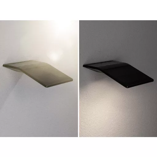 Paulmann 94245 Yoko Napelemes kültéri fali lámpa mozgásjelzővel EEK: G (A - G) 1.2 W Melegfehér Antracit