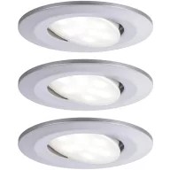   Paulmann Calla LED-es fürdőszobai beépíthető lámpa 3 részes készlet 19.5 W IP65 Króm (matt)