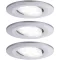Paulmann Calla LED-es fürdőszobai beépíthető lámpa 3 részes készlet 19.5 W IP65 Króm (matt)