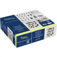   raaco 120982 Perforált lemezkészlet Clip Set 38 (Sz x Ma x Mé) 1040 x 880 x 11 mm 1 készlet