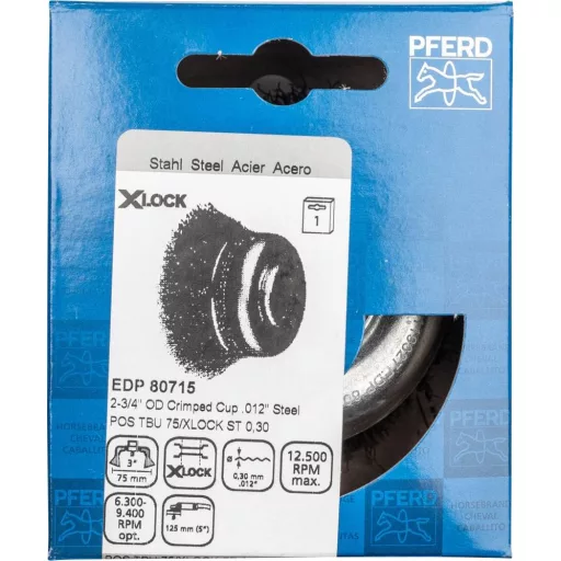 PFERD TOOLS Csésze kefe oldva X-Lock 43469006 1 db