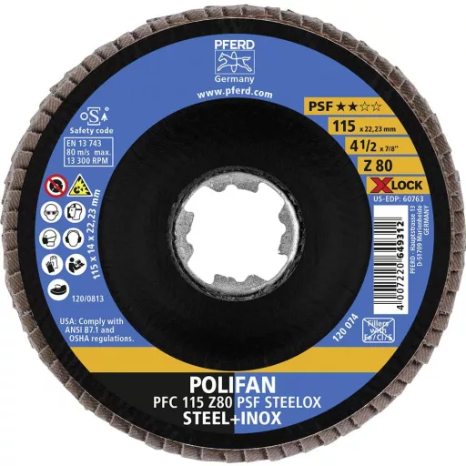 PFERD TOOLS 67668116 Felületcsiszoló korong Ø 115 mm 10 db