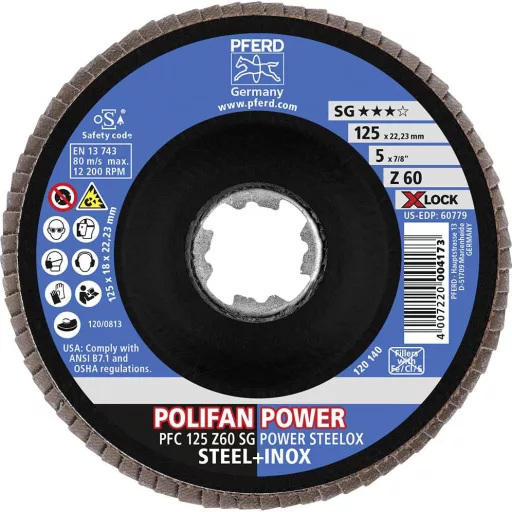 PFERD TOOLS 67786126 Felületcsiszoló korong Ø 125 mm 10 db