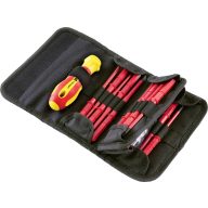   Elektronika- és finommechanika csavarhúzó készlet, cserélhető pengéjű, VDE, Toolcraft WHS-017