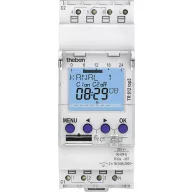   Theben 6120130 Időkapcsoló óra Digitális Heti program 2600 W IP20 Kijelző megvilágítás, Maradék működési idő, Nyári- / téli időszámítás átállás (automatikus),