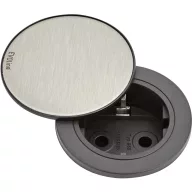   EVOline 159280003900 Beépíthető elosztó 1 részes Nemesacél, Fekete 1 db