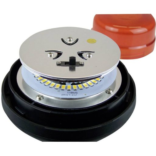 Berger & Schröter Körkörös lámpa 20247 12 V, 24 V Fedélzeti hálózatról Szabvány tartó Narancssárga