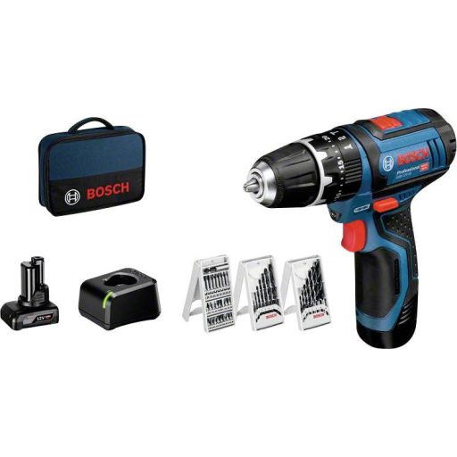Bosch Professional GSB 12V-15 2 sebességfokozat-Akkus ütvefúró-csavarozó