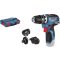 Bosch Professional GSR 12V-35 FC 06019H3003 Akkus fúrócsavarozó 12 V Lítiumion Tartozékokkal, Hordtáskával, akku nélkül, töltő nélkül