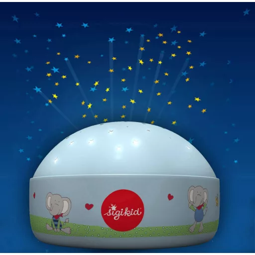 Niermann 80063 LED-es éjszakai fény kivetítővel Kerek Lolo Lombardo LED Tarka