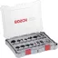 Marómaró készlet, 1/4 hüvelykes szár, 15 darab Bosch Accessories 2607017473