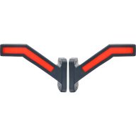   WAS Méretjelző lámpa Nyitott kábelvégek Helyzetjelző, Helyzetjelző lámpa oldalt, balra, jobbra 12 V, 24 V Piros, Fehér