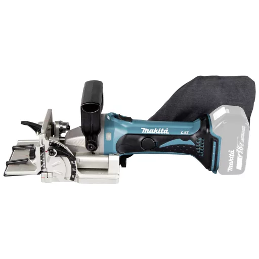Makita Akkus élmaró DPJ180Z Makita DPJ180 - Flachdübelfräse - schnurlos - 100 mm akku nélkül, töltő nélkül